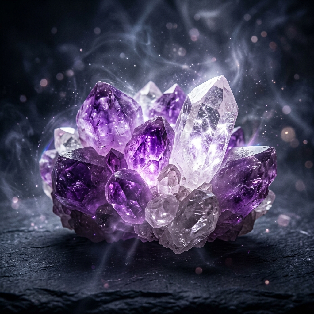 Healing Crystals clusters